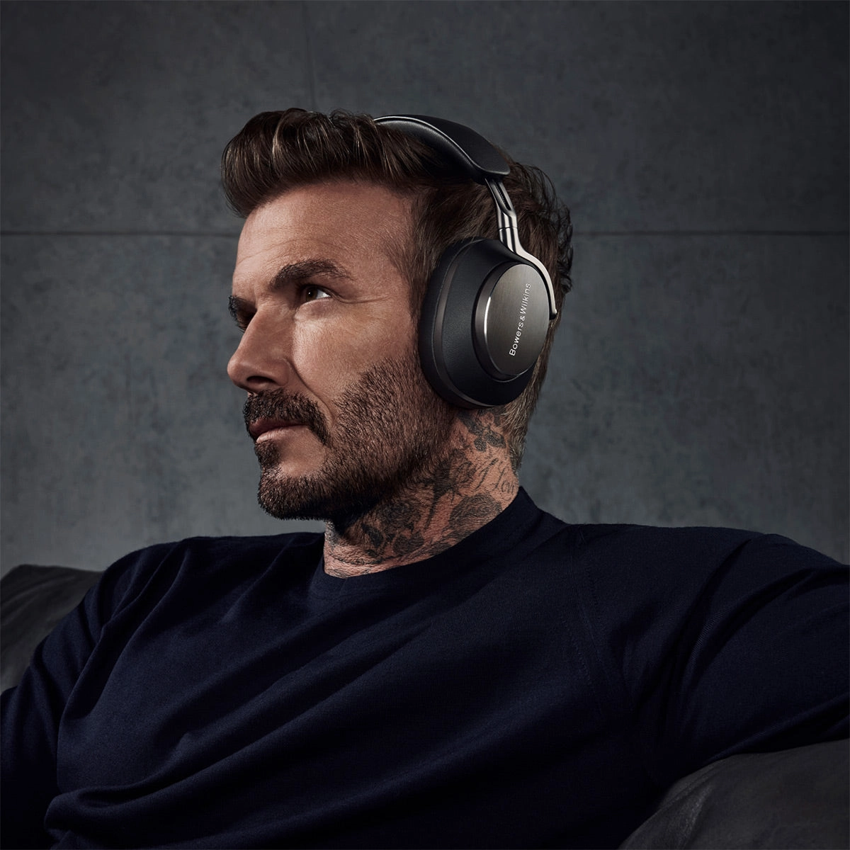 Bowers & Wilkins Px8 Wireless Bluetooth Over-Ear Headphones with Active Noise Cancellation (Black)