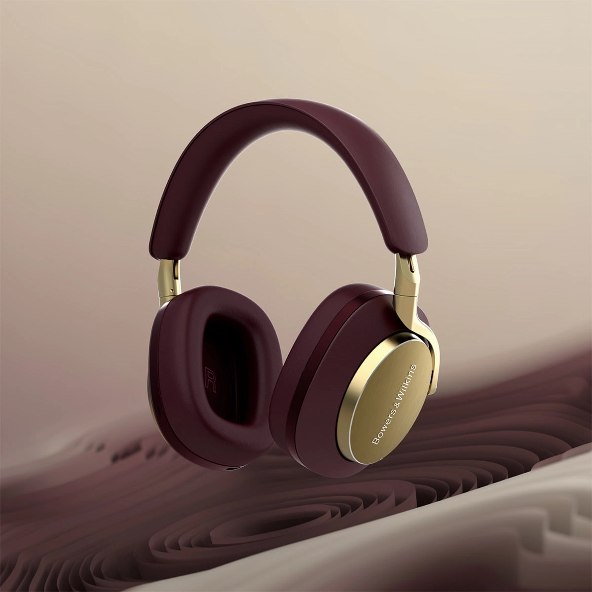 Bowers & Wilkins Px8 Wireless Bluetooth Over-Ear Headphones with Active Noise Cancellation (Royal Burgundy)