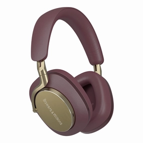 Bowers & Wilkins Px8 Wireless Bluetooth Over-Ear Headphones with Active Noise Cancellation (Royal Burgundy) hi-fi unbalanced input,hi-fi signal purity,hi-fi acoustic panel