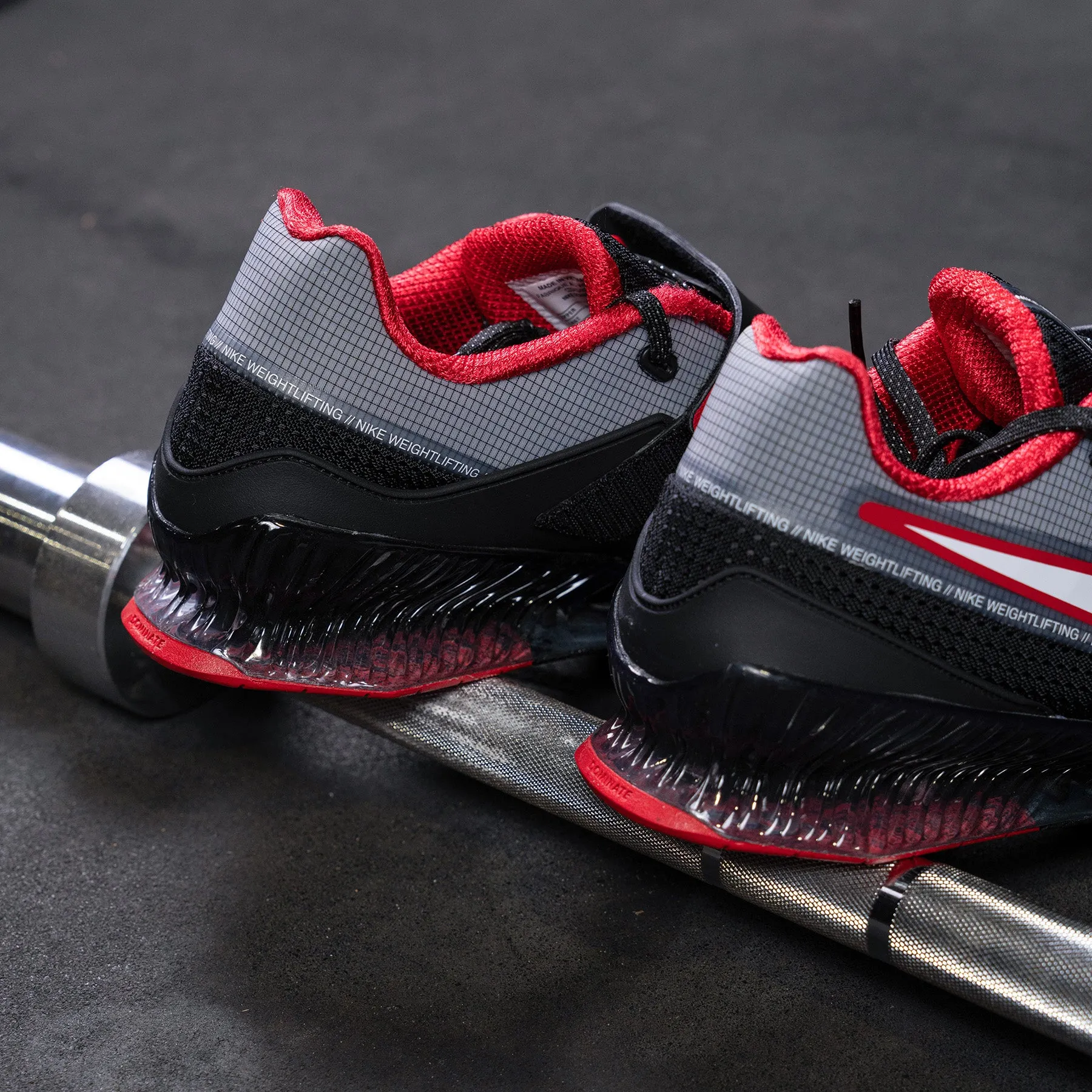 Nike - Romaleos 4 Weightlifting Shoes - Black/White-University Red Dirt - Resistant Trendy Fit