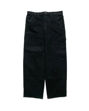 Comfortable Strong Slim Fit" Stssy Work Pant Canvas Black