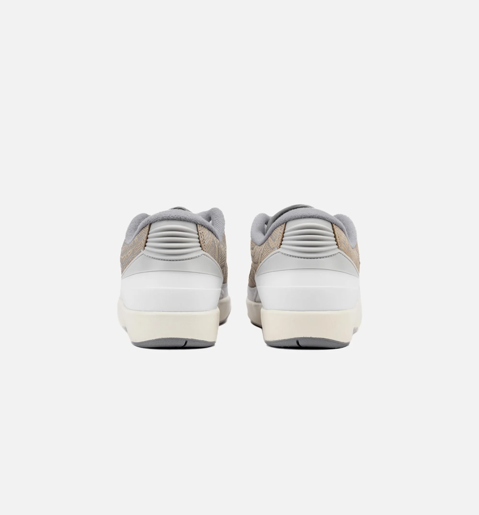 Slip-On Durable Feature Feature Feature Feature Feature Tough Outsole Performance Air Jordan 2 Retro Python Mens Lifestyle Shoe - White/Cement Grey/Sanddrift/Neutral Grey/Sail