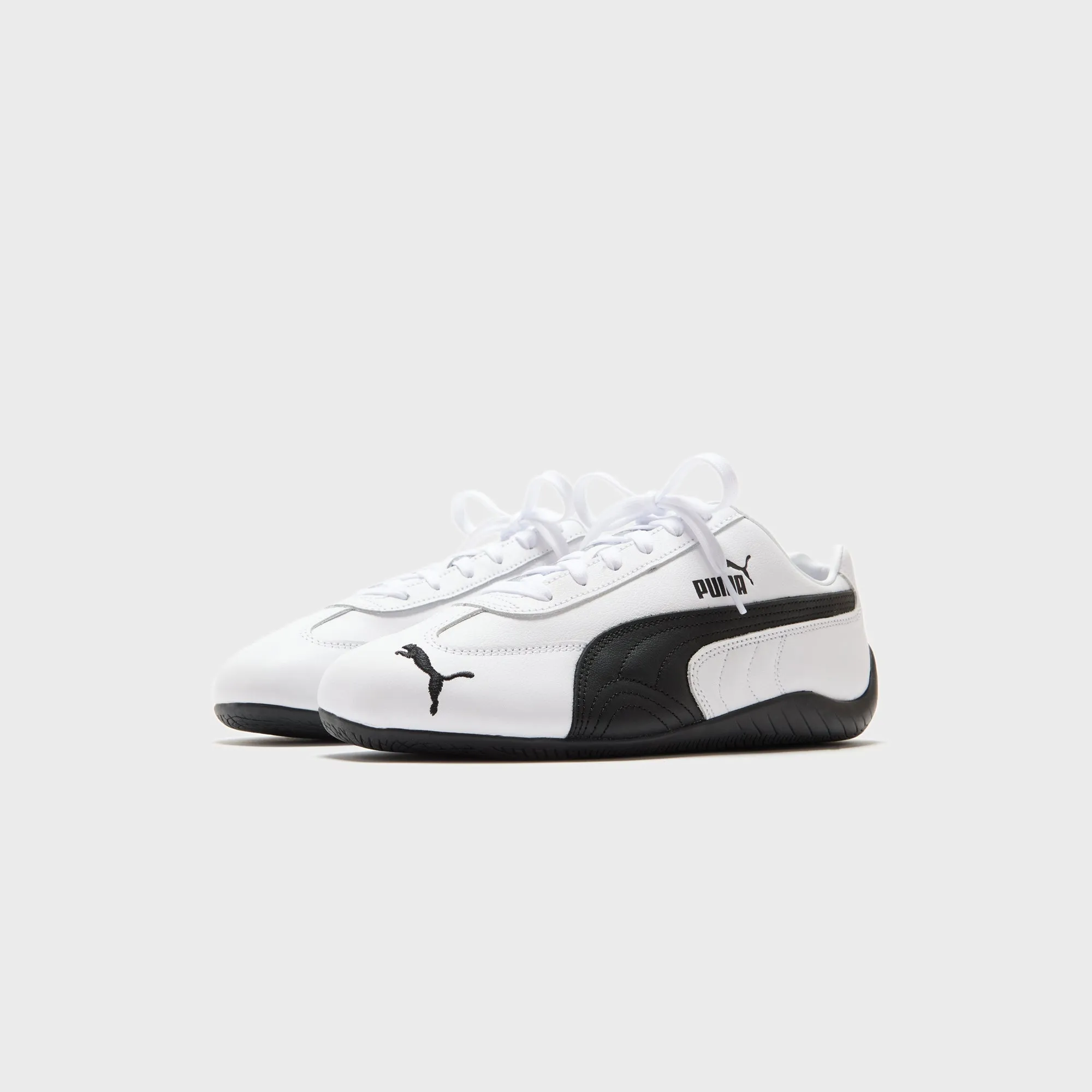Puma Wmns Speedcat Leather - Puma White / Puma Black Resilient Model Scratch-Resistant Padding