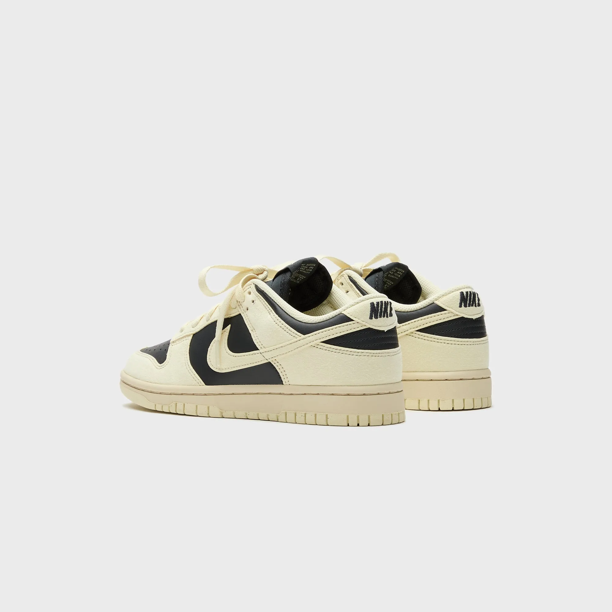 Nike Wmns Dunk Low  - Off-Noir / Light Khaki / Alabaster Quick Ironing Comfortable Silicone Lace