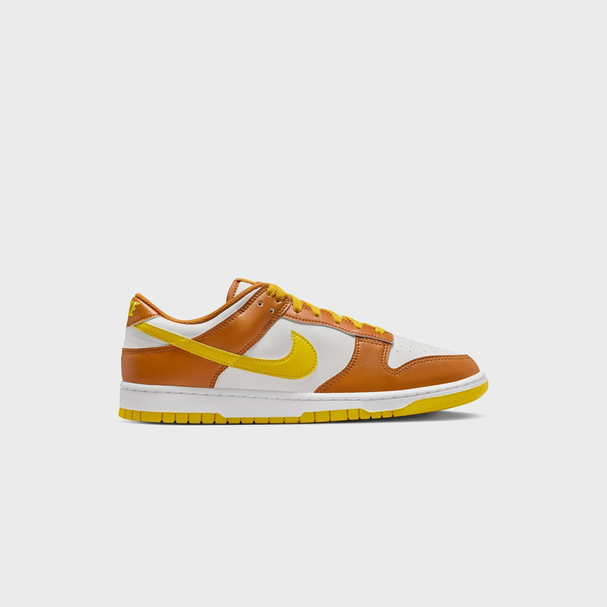 Velvety Peep Toe Straps Heels Nike Dunk Low Retro - Summit White / Bright Citron / Desert Ochre