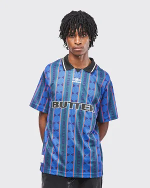 Butter Goods X Umbro Vert Jersey - Forest/Cobalt Casting Mold