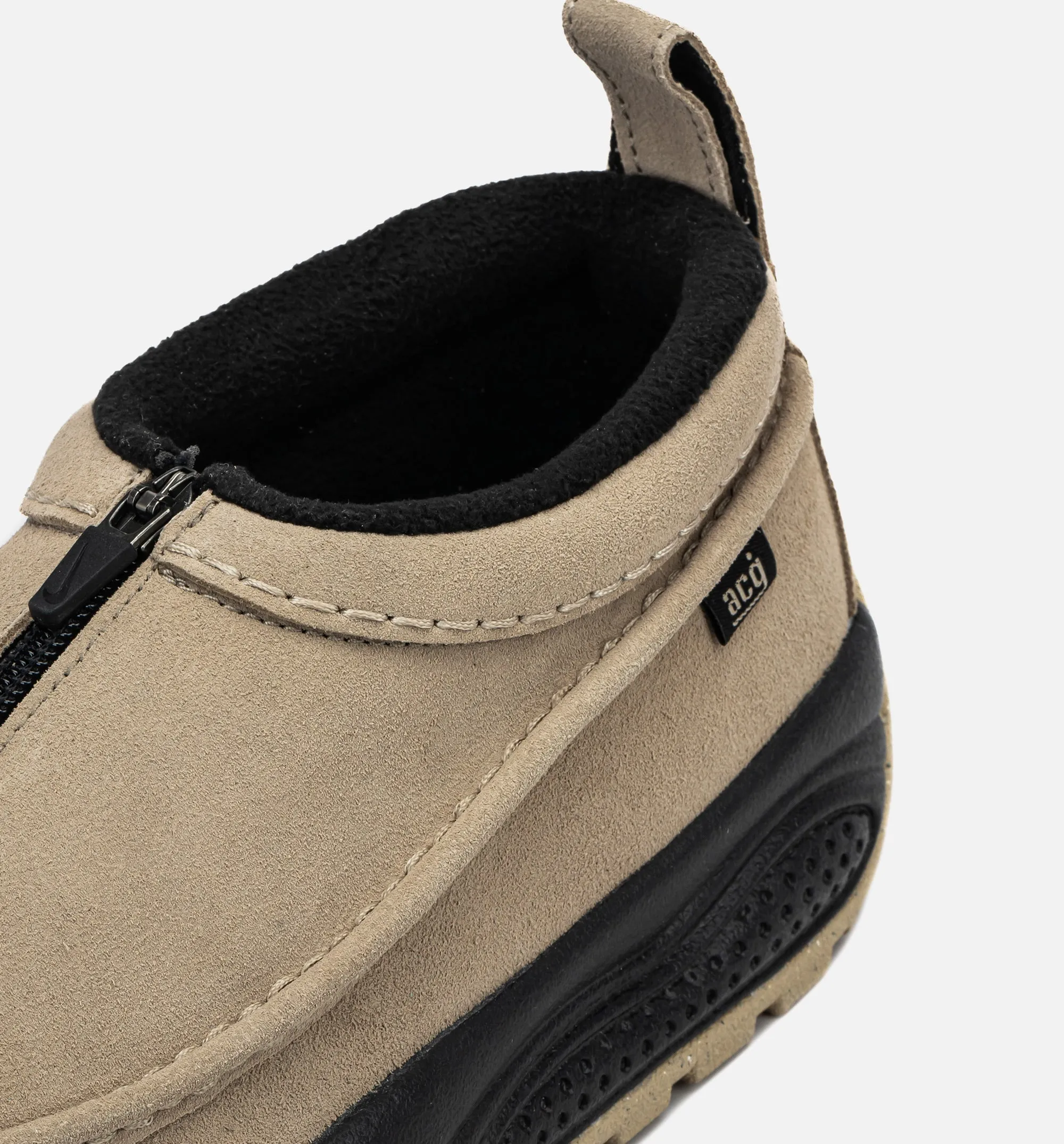 Acg Izy Khaki And Black Mens Lifestyle Shoe - Khaki/Black Quick - Drying Fabric Sheer Straps Heels