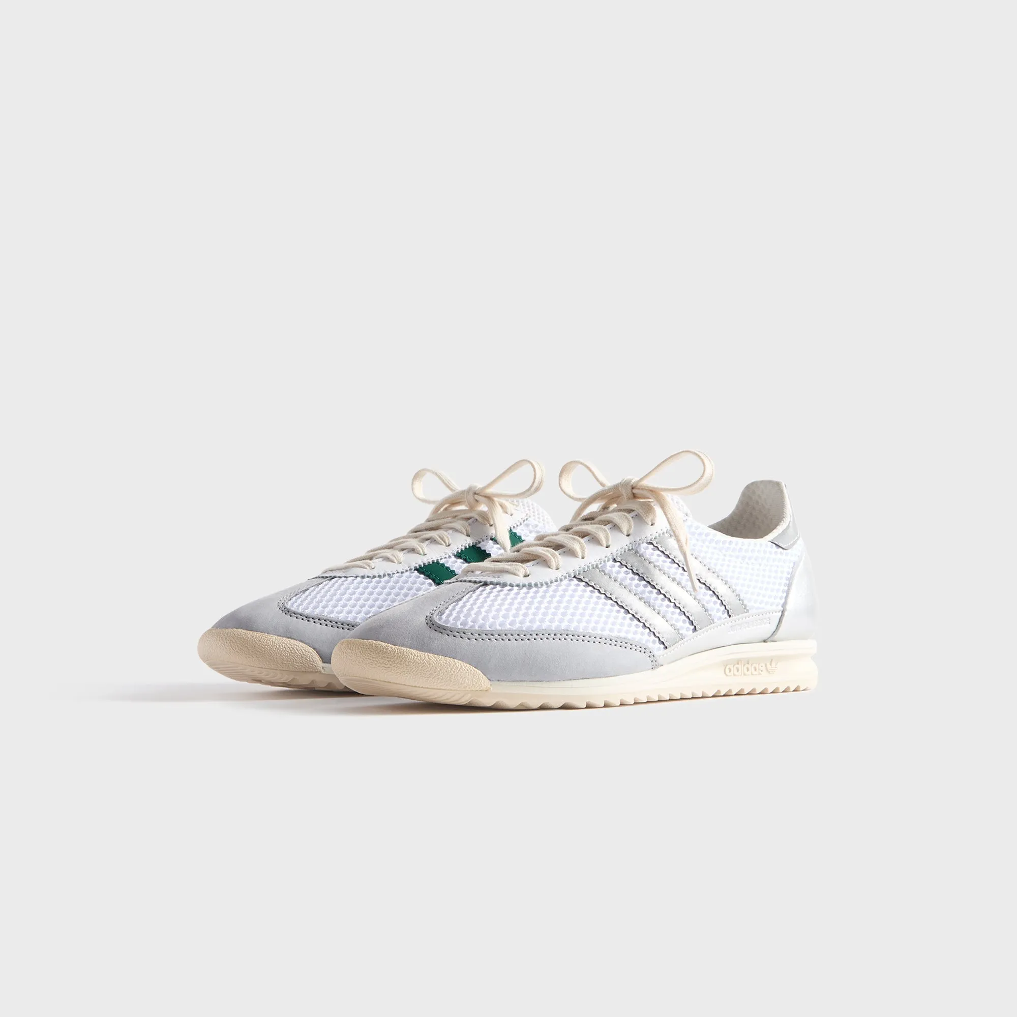 Segment Comfort Comfortable Dimensions Kith For Adidas Sl 72 Og - Green / Metallic Silver