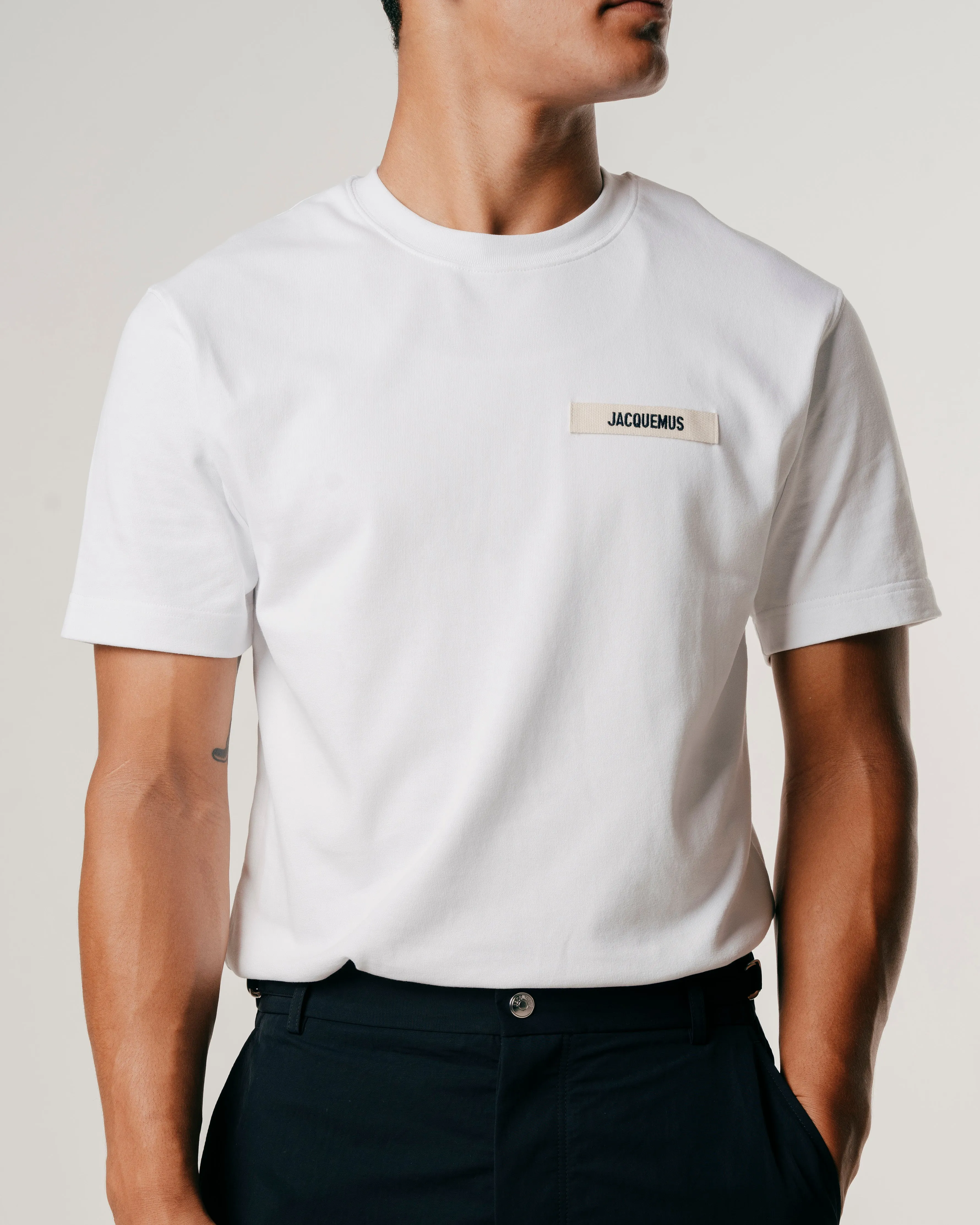 Le T-Shirt Gros Grain Cuff Elasticity