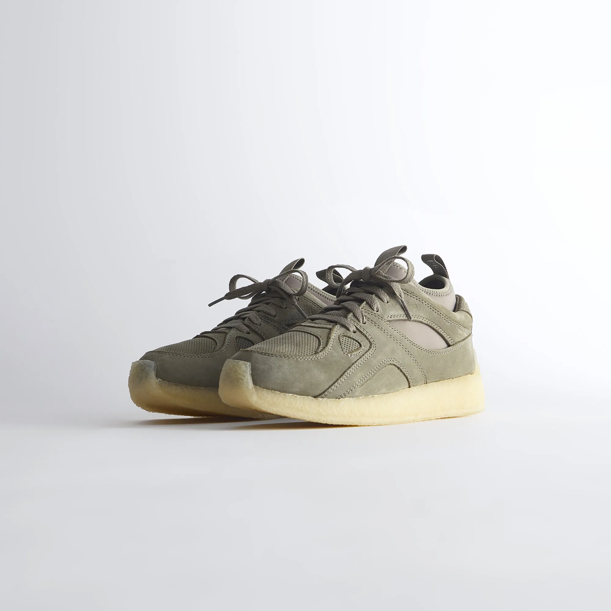 Ronnie Fieg For Clarks Breacon - Olive Nubuck Balancing Fringe Strap