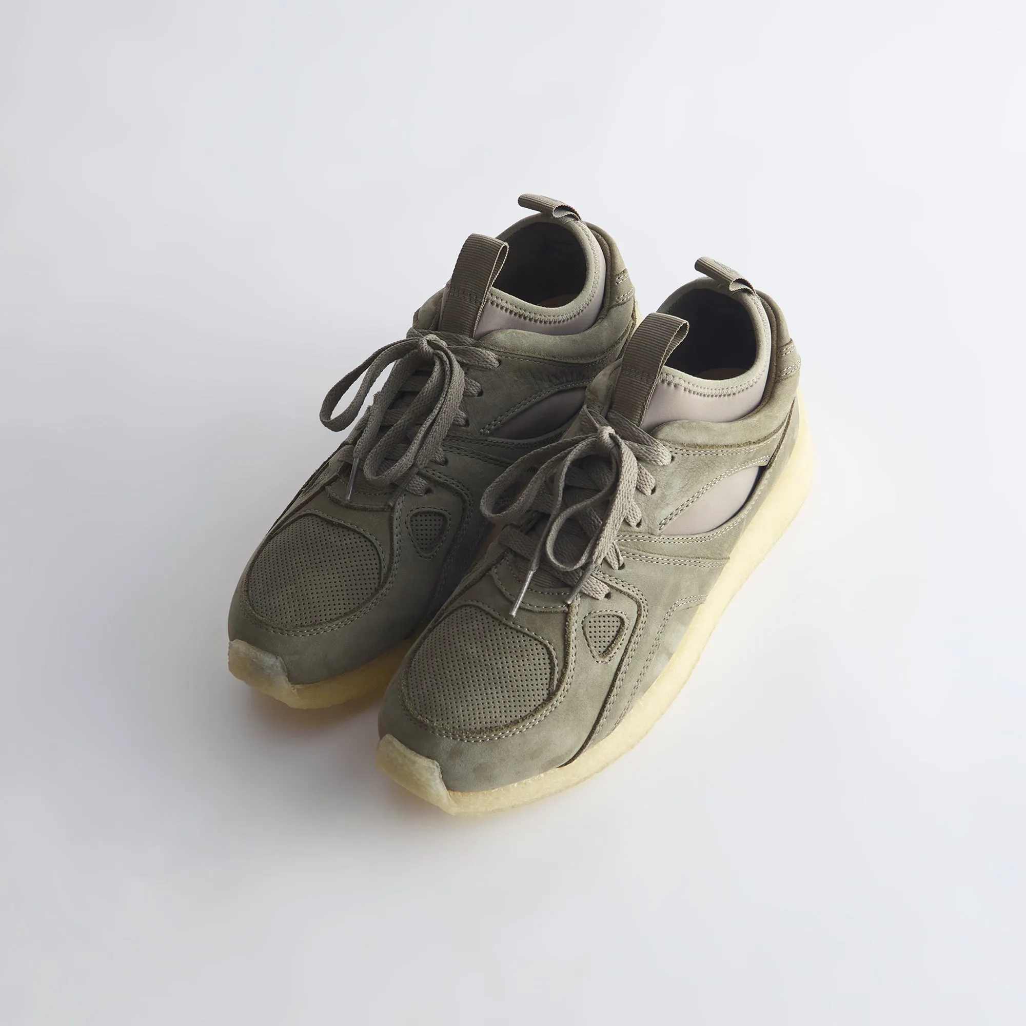 Collar Padding Name Ronnie Fieg For Clarks Breacon - Olive Nubuck