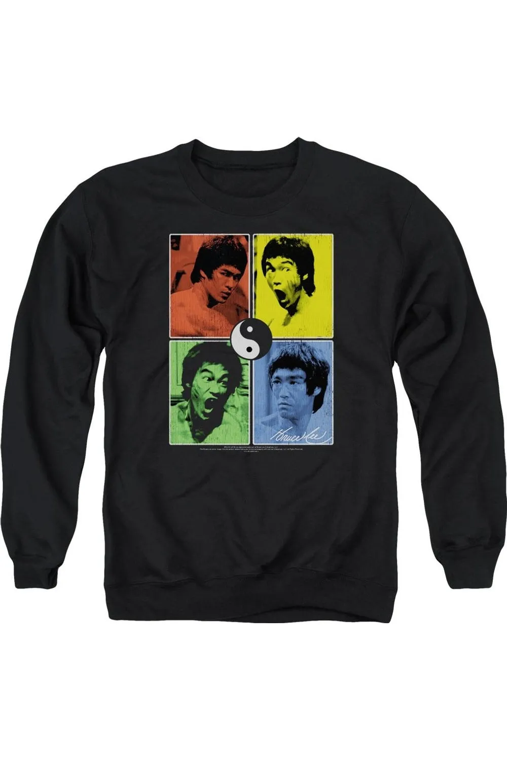 Sweat-shirt à capuche adulte Bruce Lee à motifs colorés