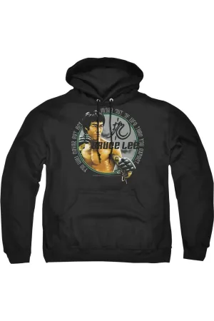Pull-over à capuche adulte Bruce Lee Expectations