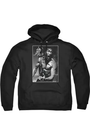 Pull-over à capuche pour adulte Bruce Lee Focused Rage