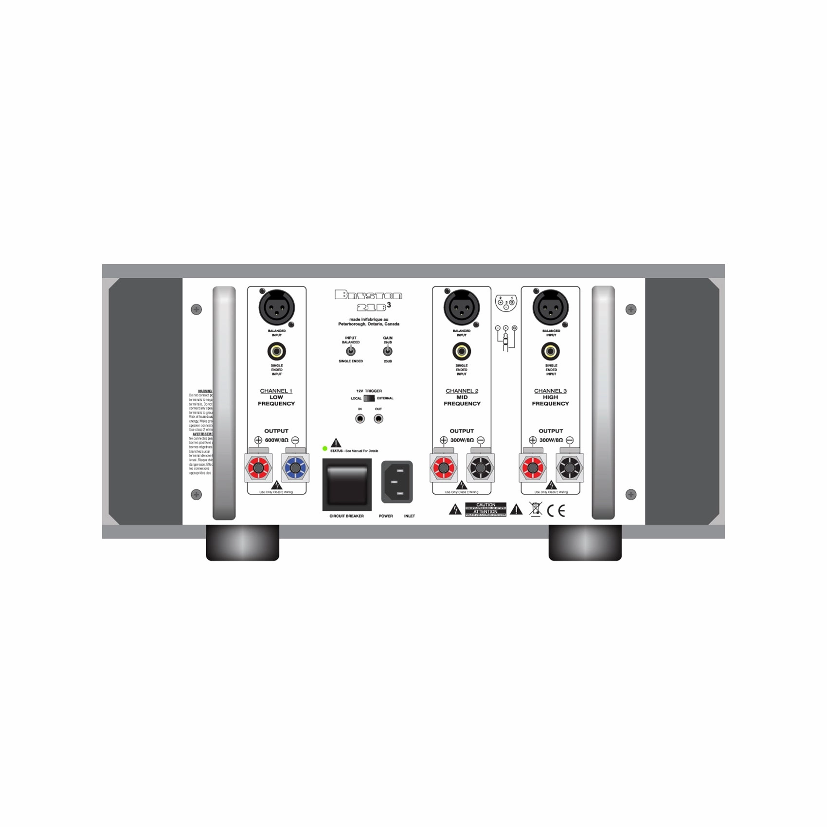 Bryston 21B Three-Channel Amplifier