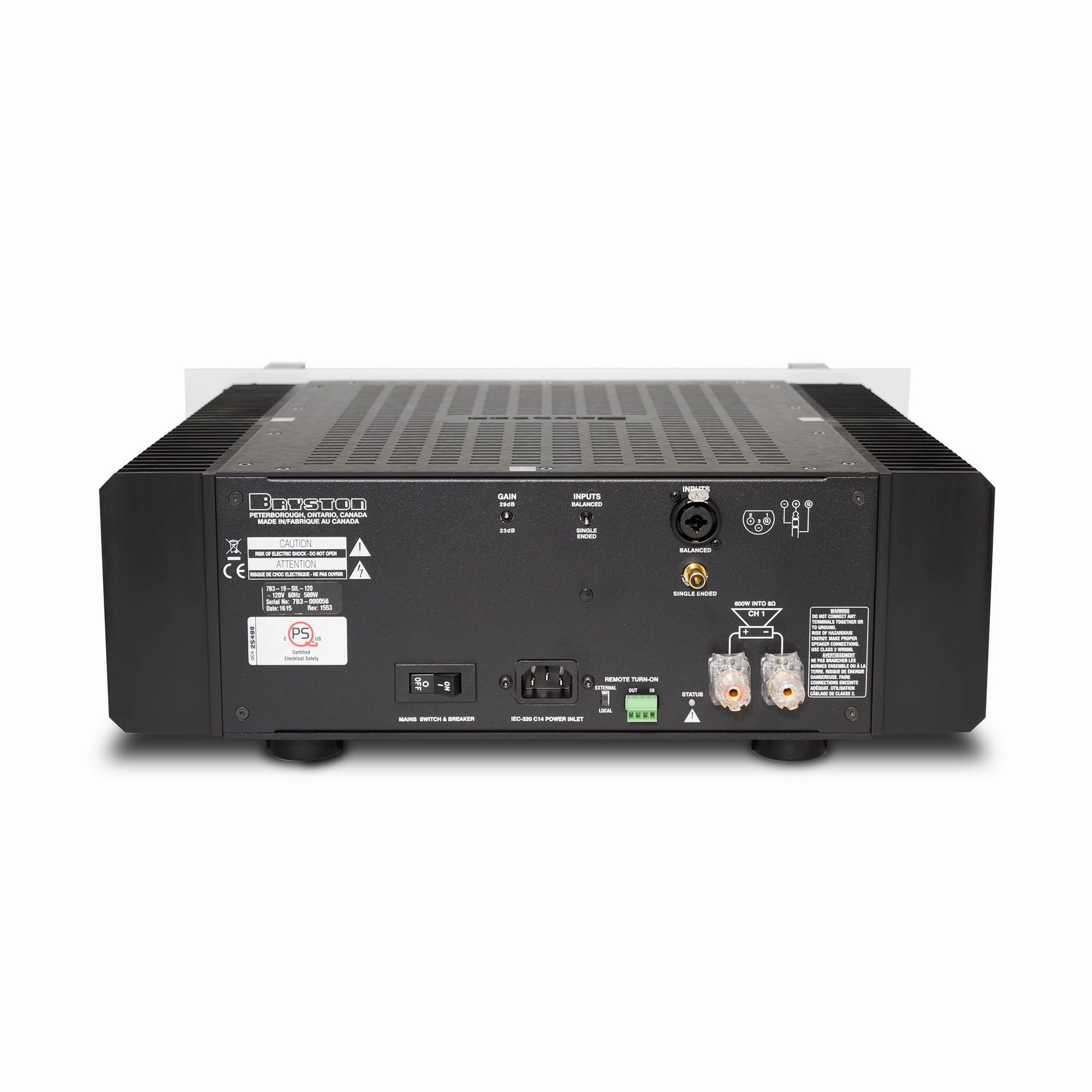 Bryston 7B Mono Power Amplifier