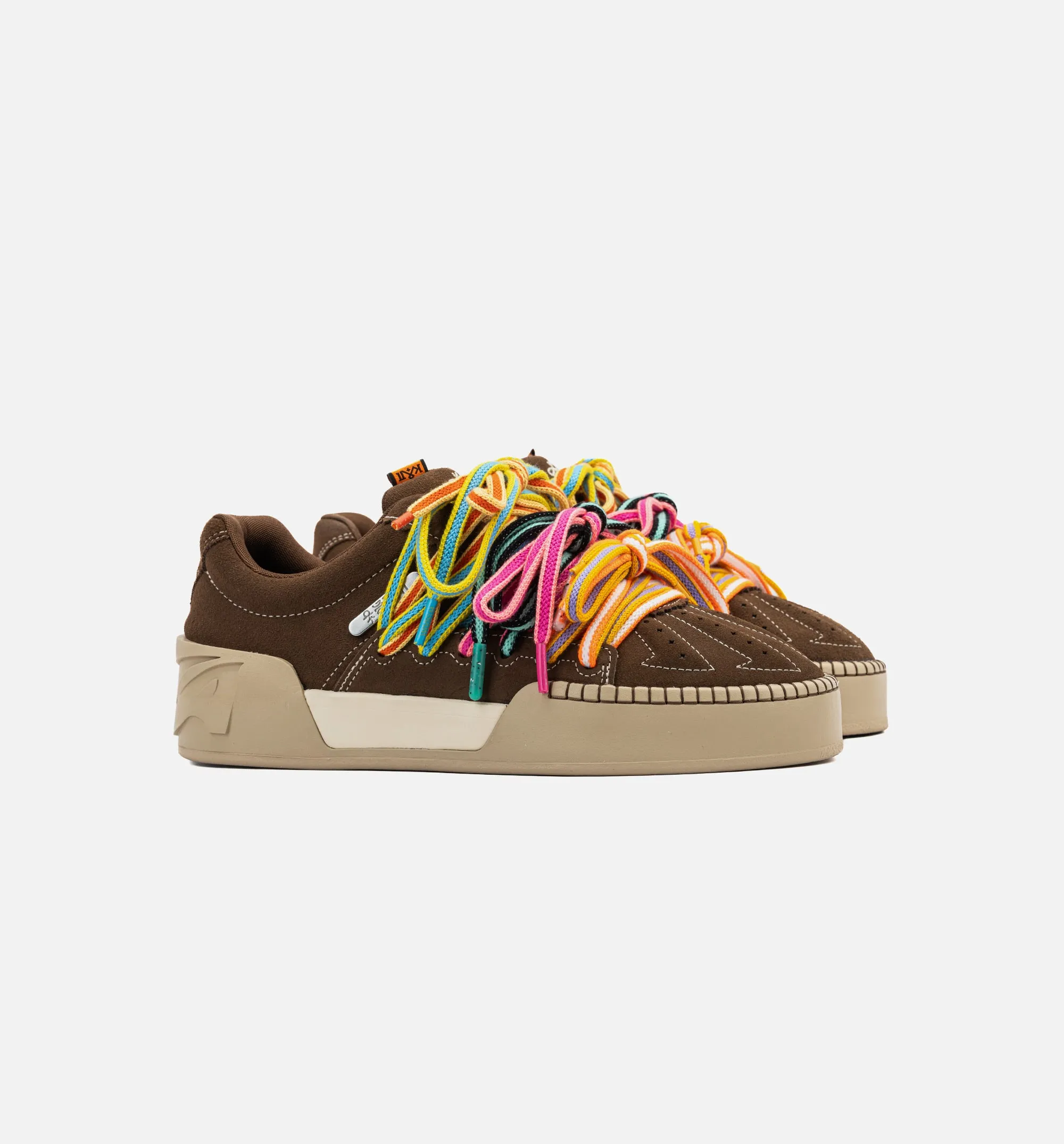 Kai Hela Style Mens Lifestyle Shoe - Brown/Multi Zebra Print
