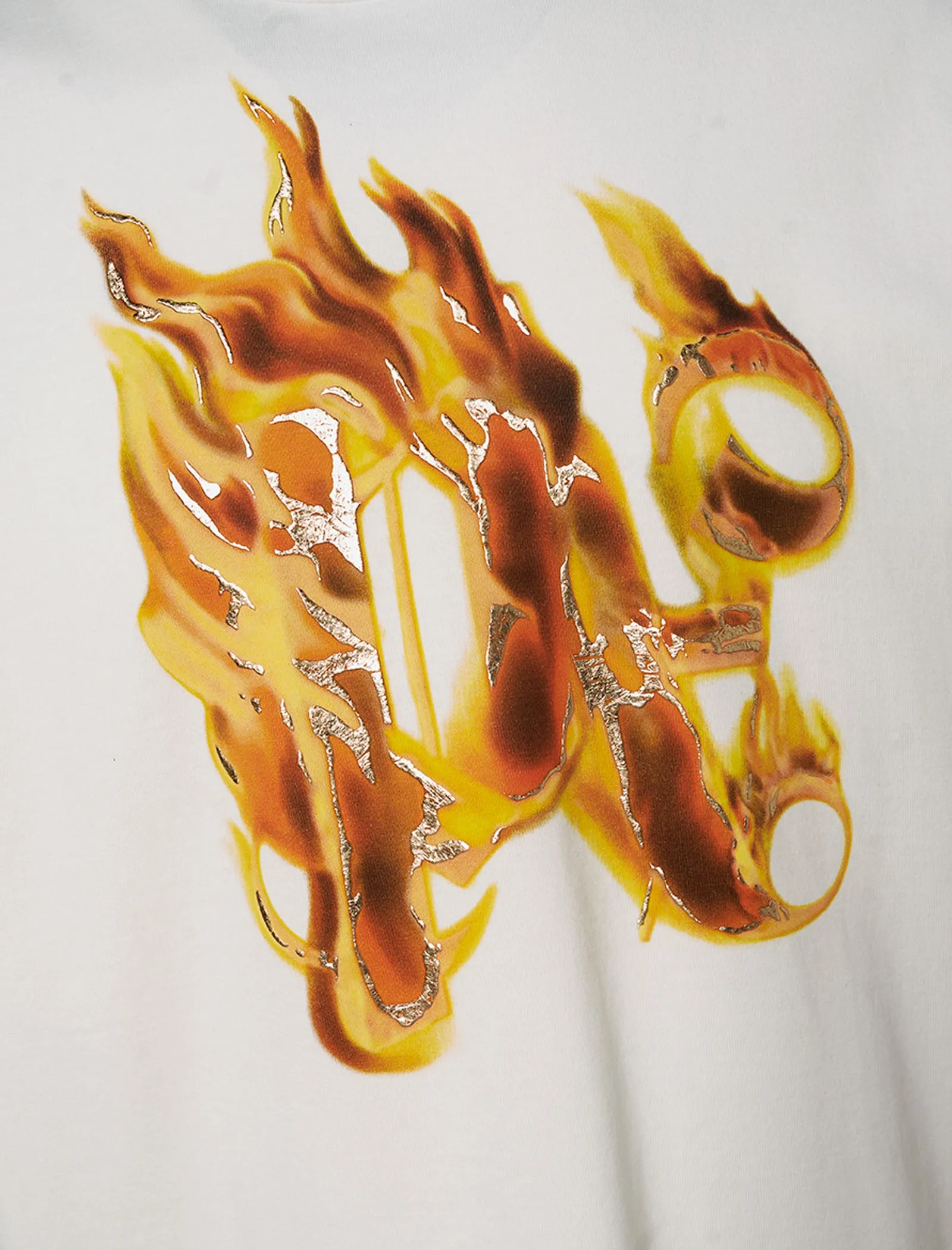 Burning Monogram Tee Gather
