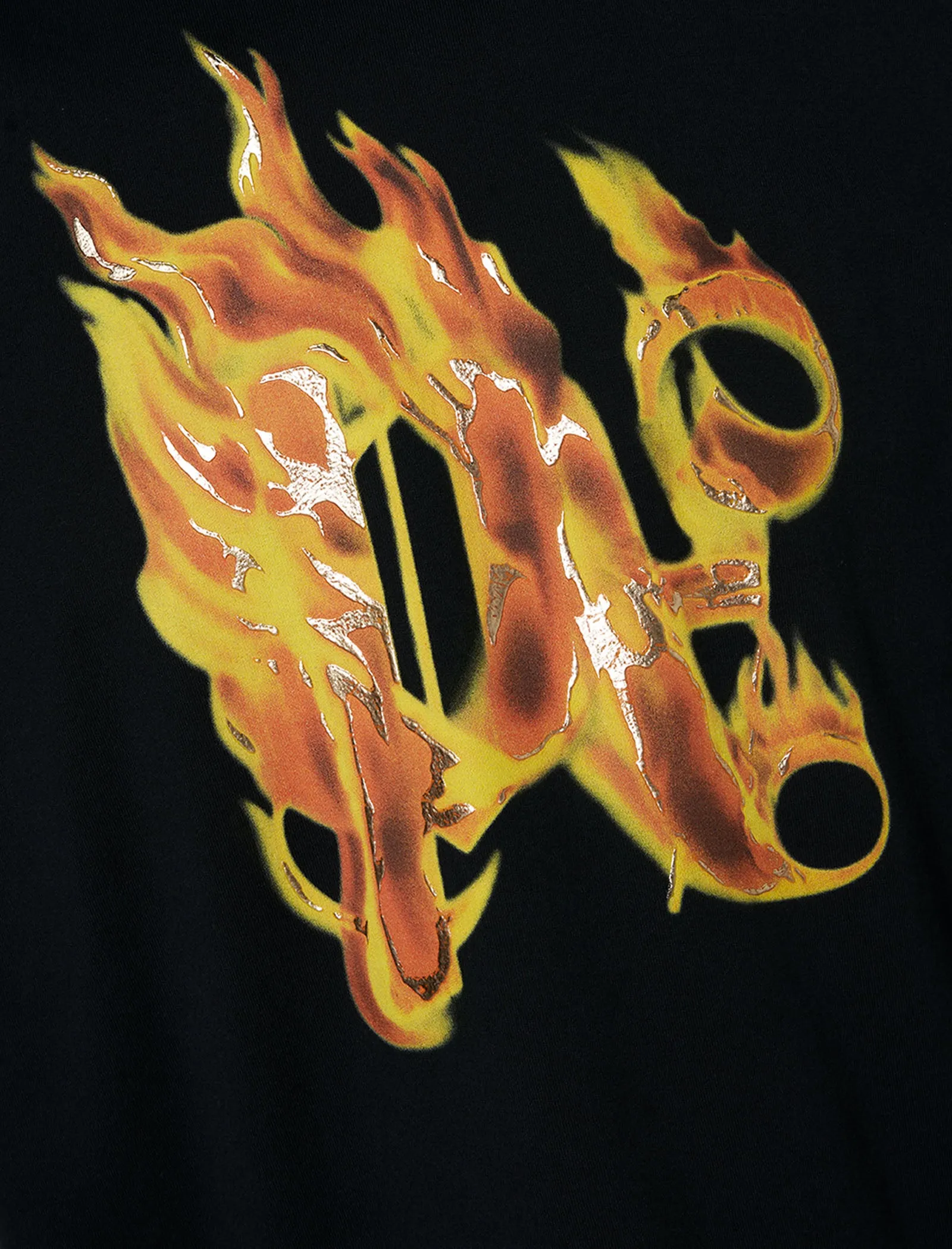 Burning Monogram Tee Multi - Layer