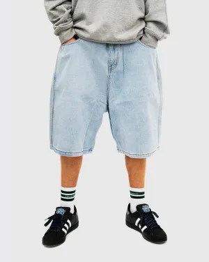 Butter Goods Baggy Denim Shorts - Light Blue Prize