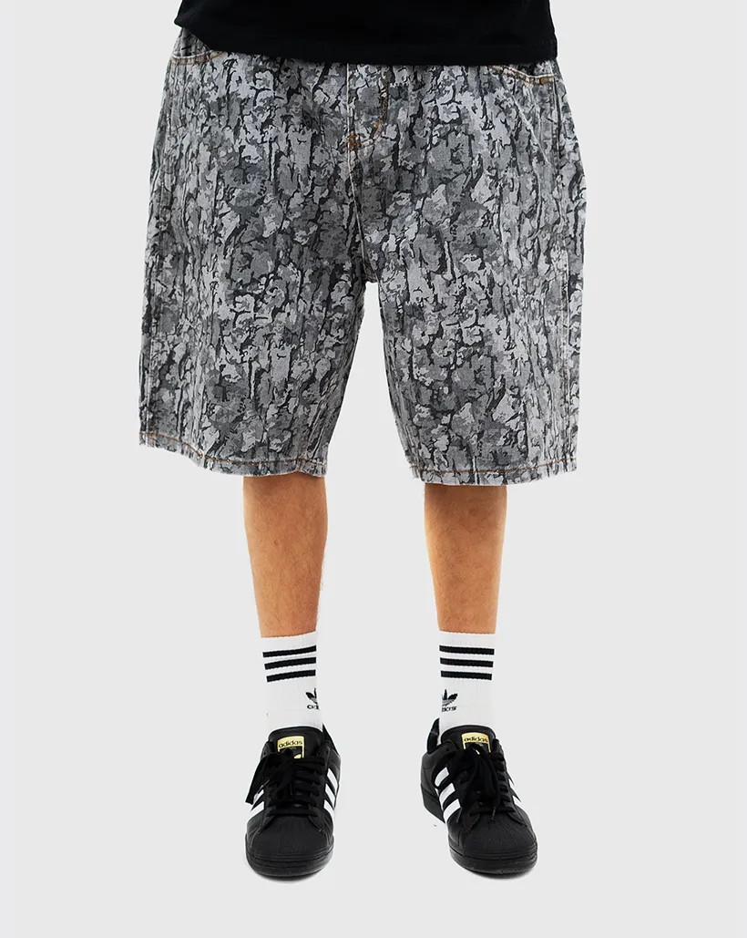 Butter Goods Bark Denim Shorts - Black Temperature - Sensitive Small Armhole