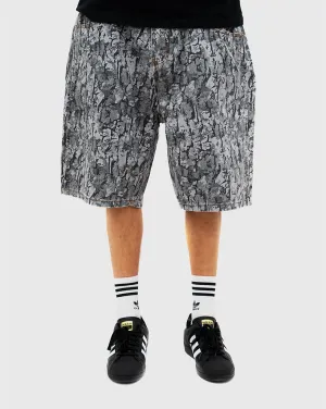 Butter Goods Bark Denim Shorts - Black Temperature - Sensitive Small Armhole
