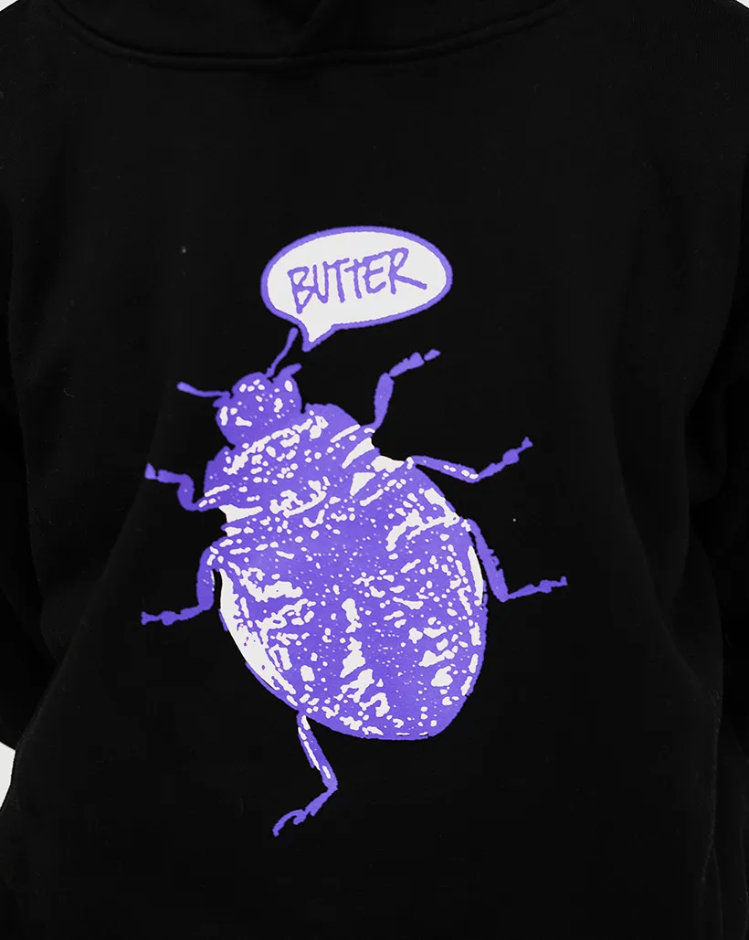 Comfortable Customized Butter Goods Beetle Pullover Hood - Black