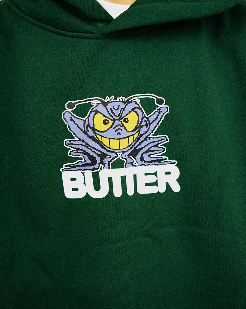 Butter Goods Insect Pullover Hood - Green Anti - Sociology
