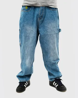 Butter Goods Weathergear Denim Jeans - Worn Indigo Smooth - Lining