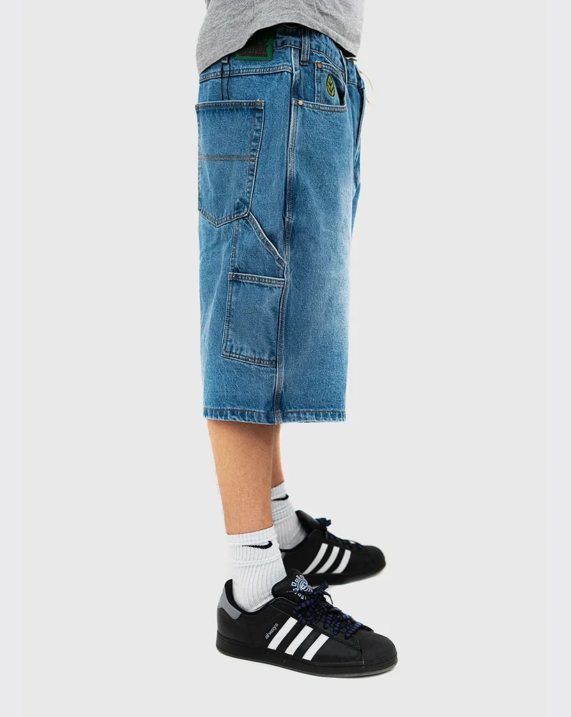 Butter Goods Weathergear Denim Shorts - Worn Indigo Functional Training Punk
