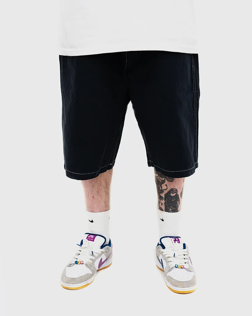 Coolmax-Fit Opulent Design Butter Goods Work Shorts - Navy