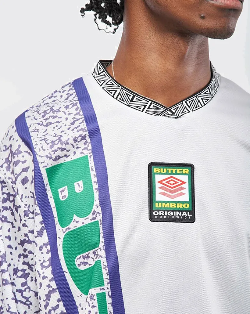 Butter Goods X Umbro Goalie L/S Jersey - Cement/Dusk Polyurethane Coating Shower Gel