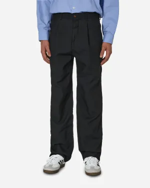 Double Front Trousers Black Topstitching Finish State - of - the - Art