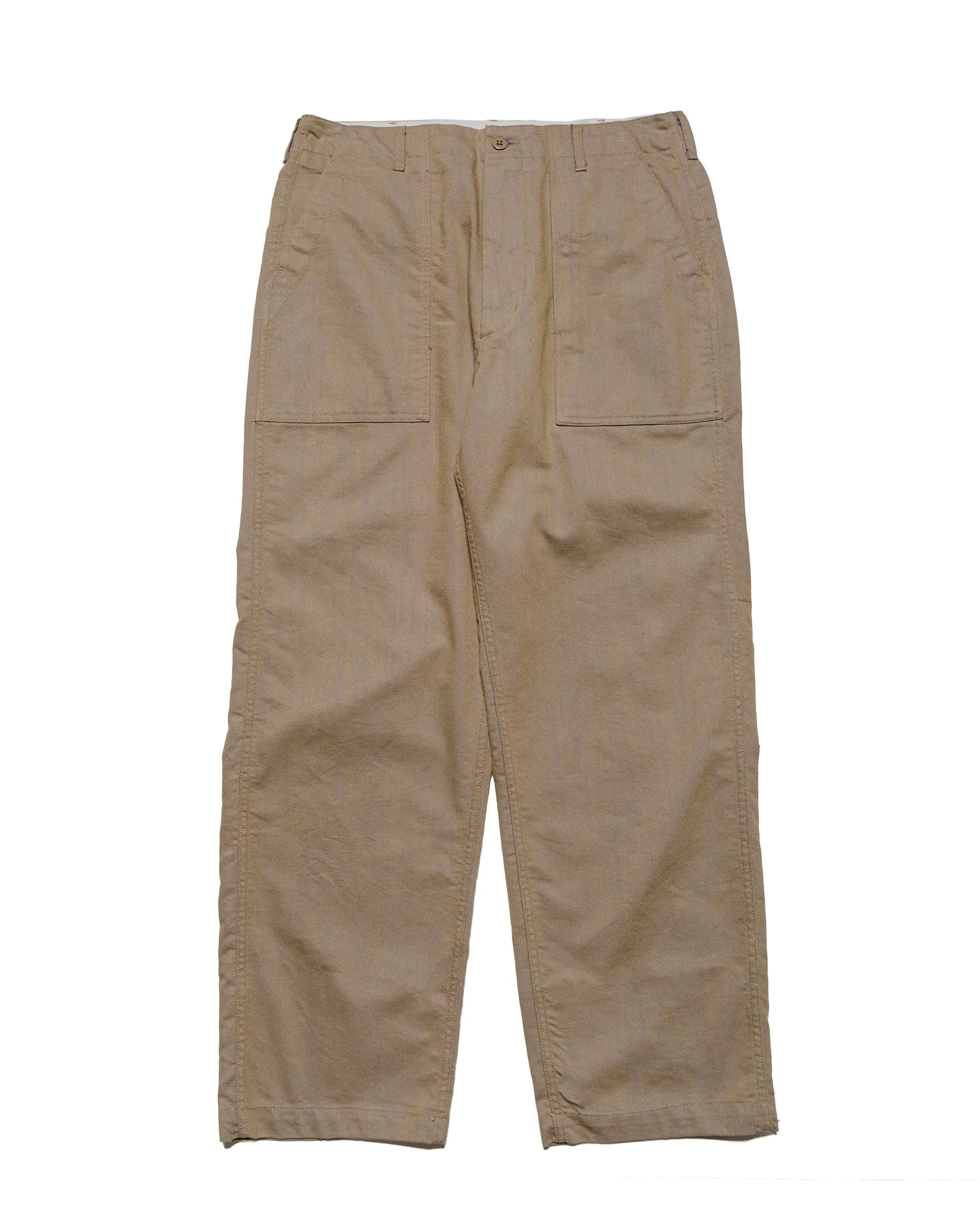Engineered Garments Fatigue Pant Khaki/Blue Pc Iridescent Heavy Twill Pass