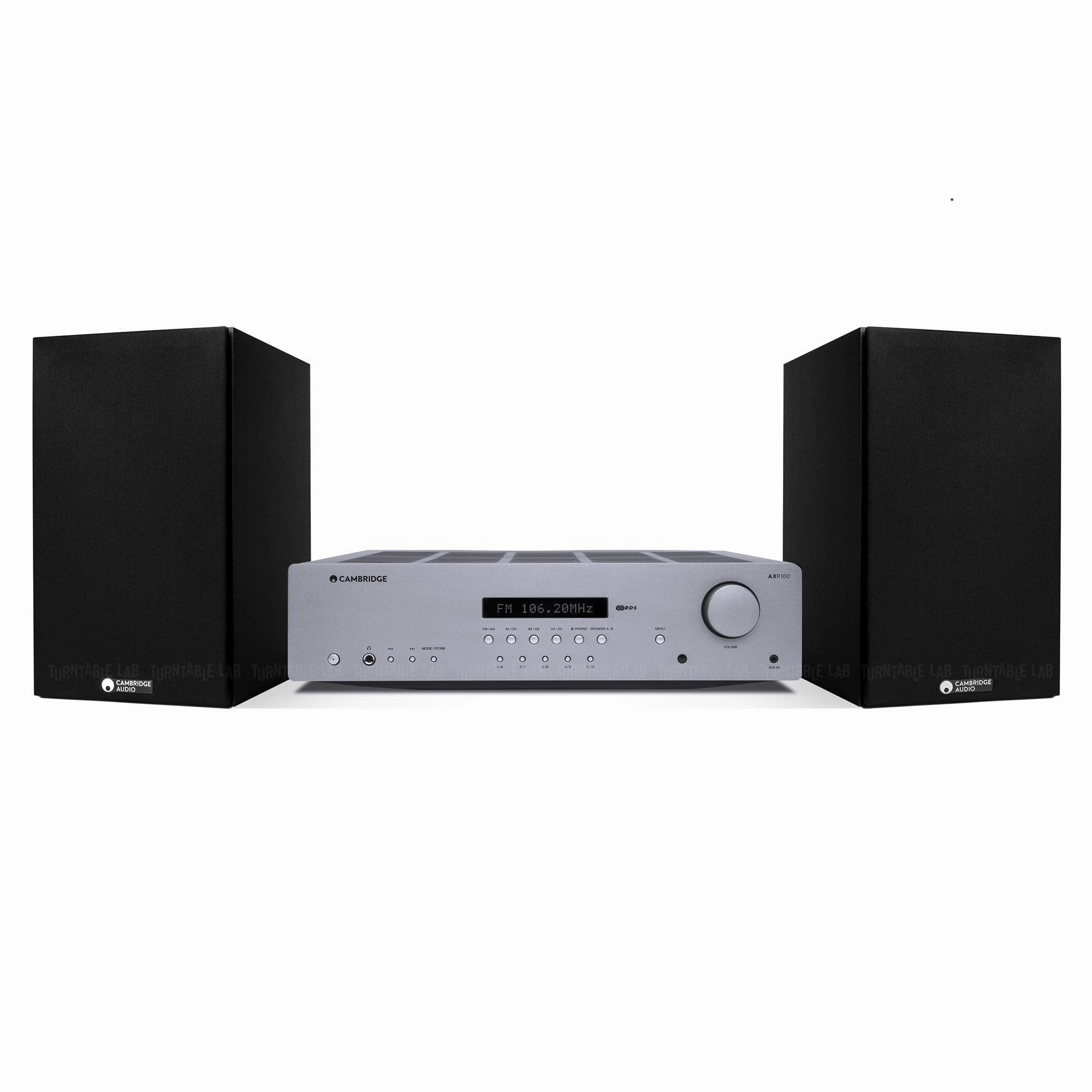 Cambridge Audio: AXR100 / SX Speaker / Amplifier Package hi-fi DAC amp combo,hi-fi speaker impedance matcher,hi-fi RCA switch