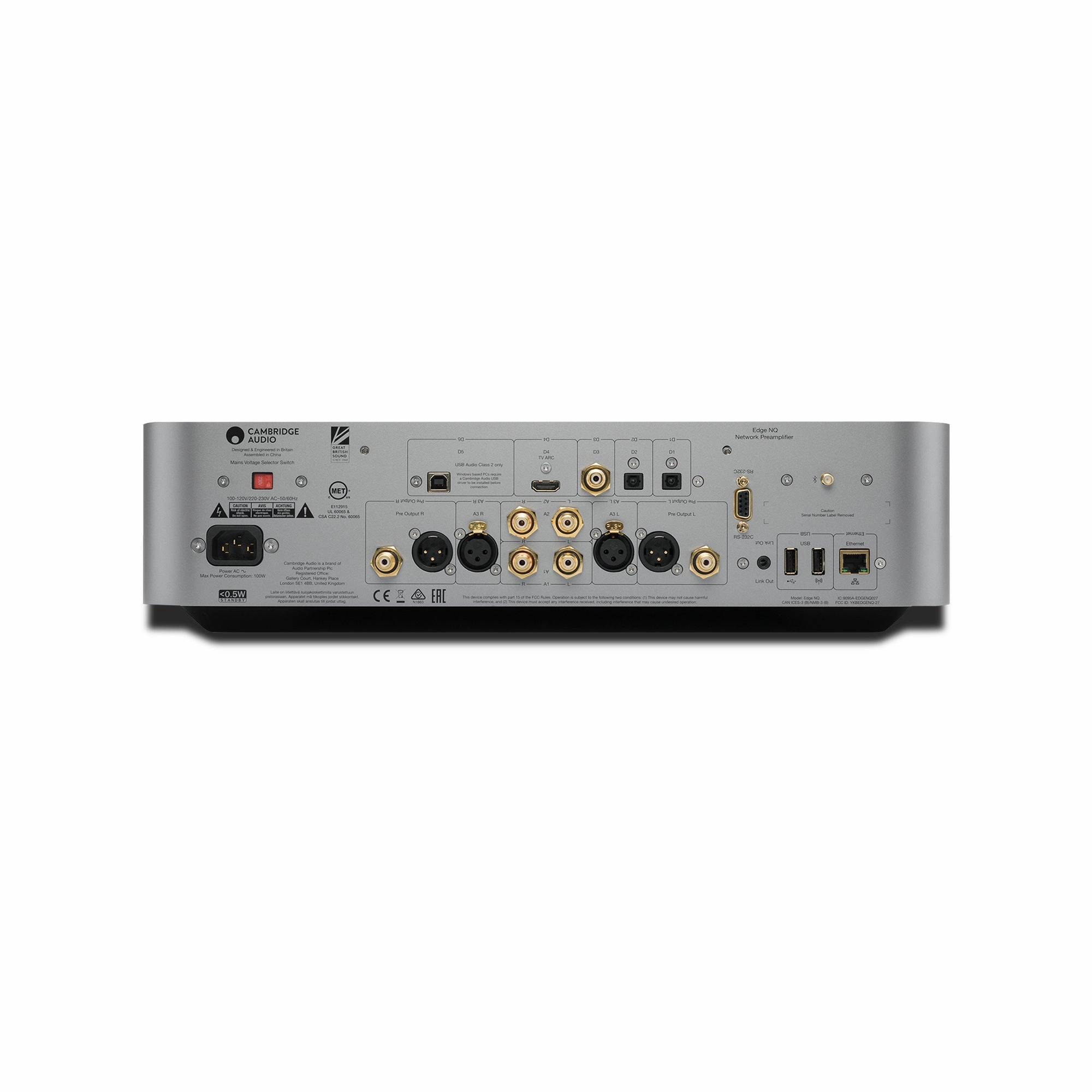 Cambridge Audio Edge NQ Preamplifier and Network Streamer