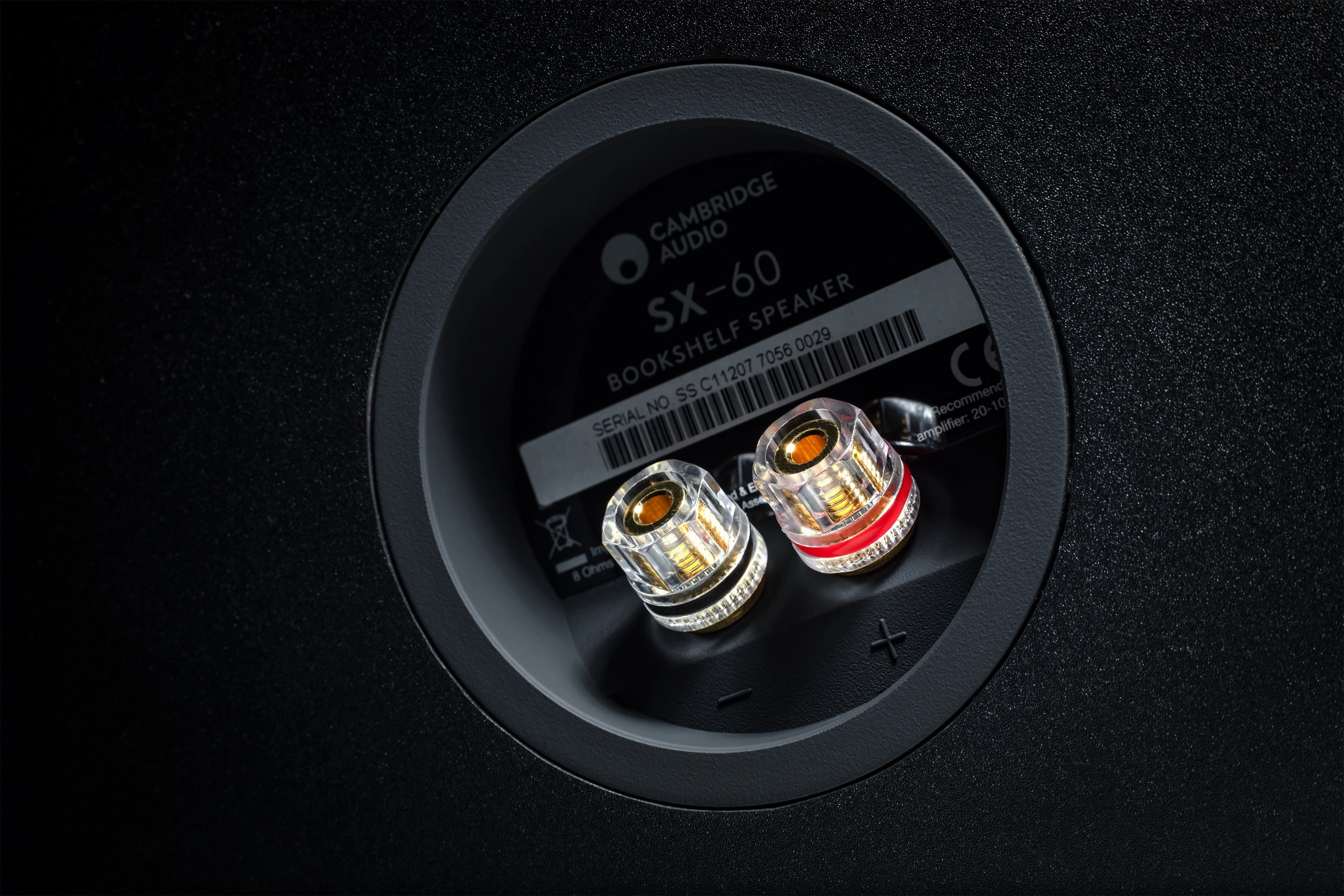 Cambridge Audio: SX-60 Bookshelf Speaker - Matte Black / Pair
