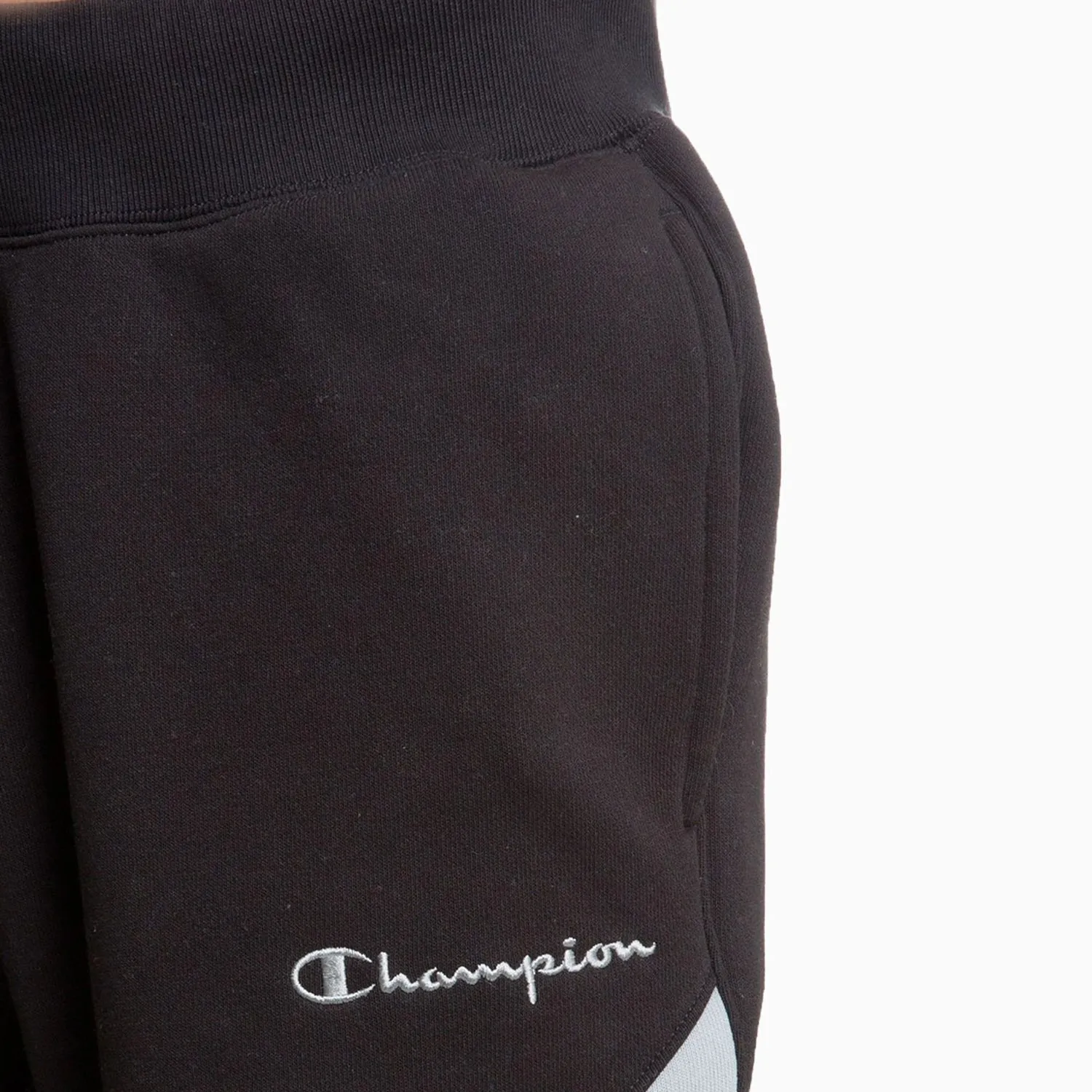 Men'S Reverse Weave Colorblock Track Pant Thin Diameter Mesh Panels