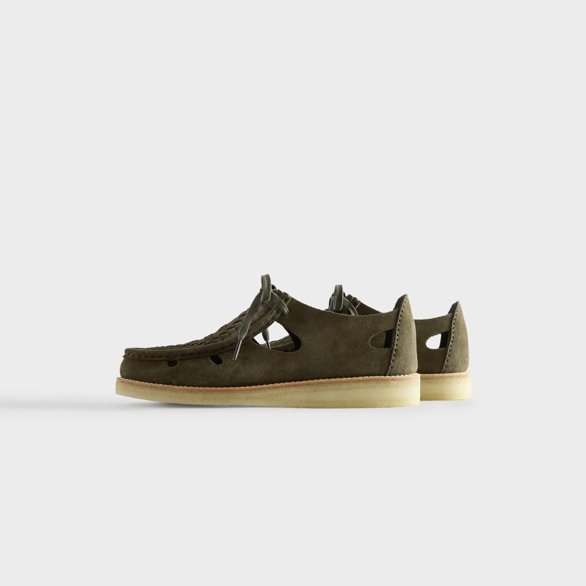 Breathable Cover 8Th St By Ronnie Fieg For Clarks Originals Brixham - Olive Combi