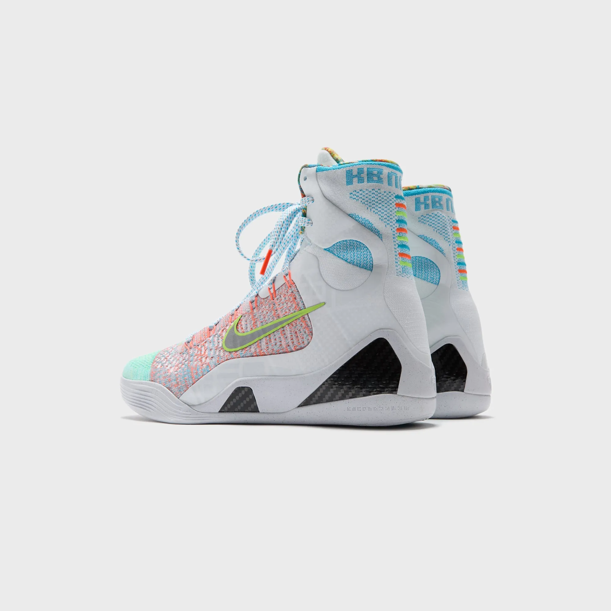 Nike Kobe 9 Elite Protro - White / Reflective Silver / Chlorine Blue / Black Anti-Blister