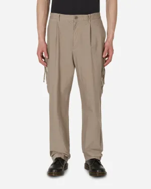 Buckle Waist Anti-Shrink Feature Cargo Pants Grey