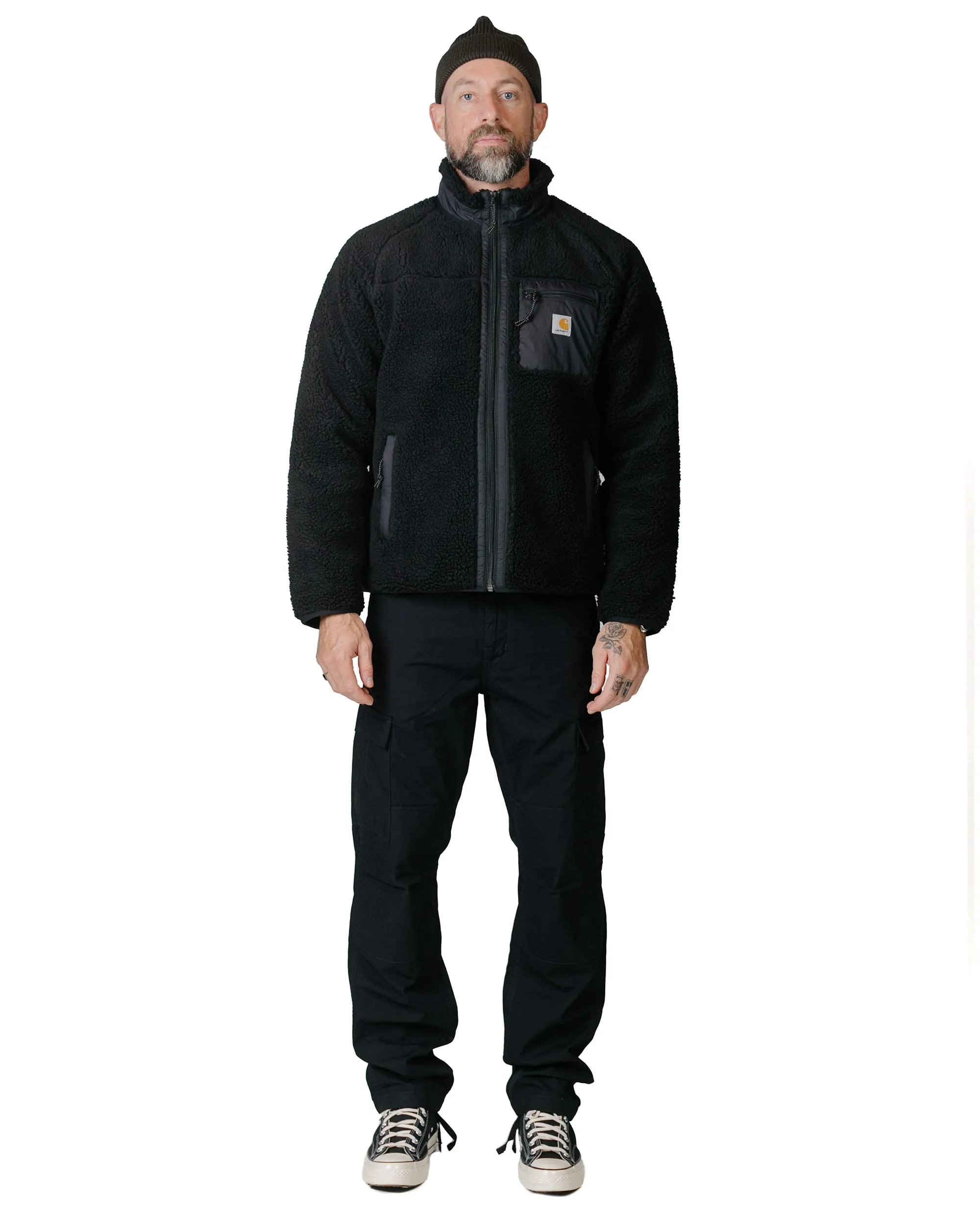 Carhartt W.I.P. Aviation Pant Black Rinsed Writing Woven Shape