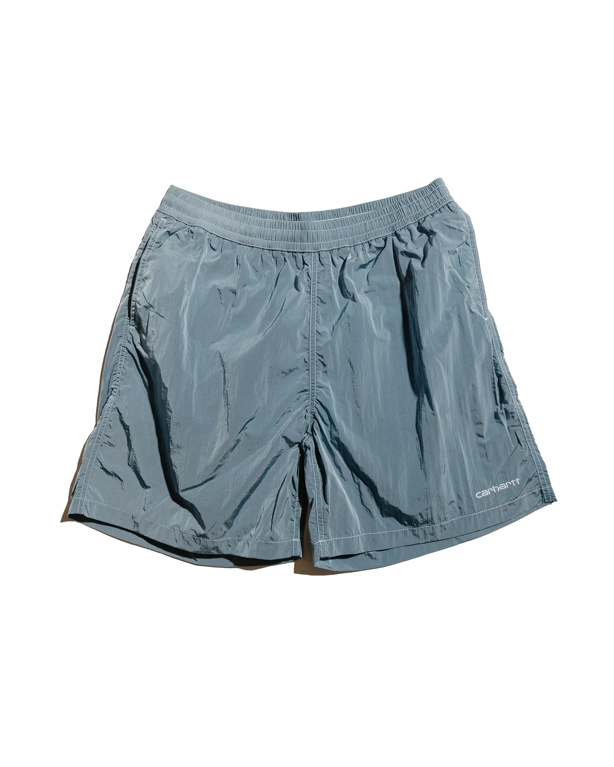 Anti - Static Treatment Hoodie Workout Gear Carhartt W.I.P. Canby Swim Trunk Clay Blue/White