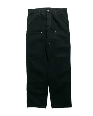 Shiny-Fit-Fit Ribbed Socks Carhartt W.I.P. Double Knee Pant Canvas Black Rinsed