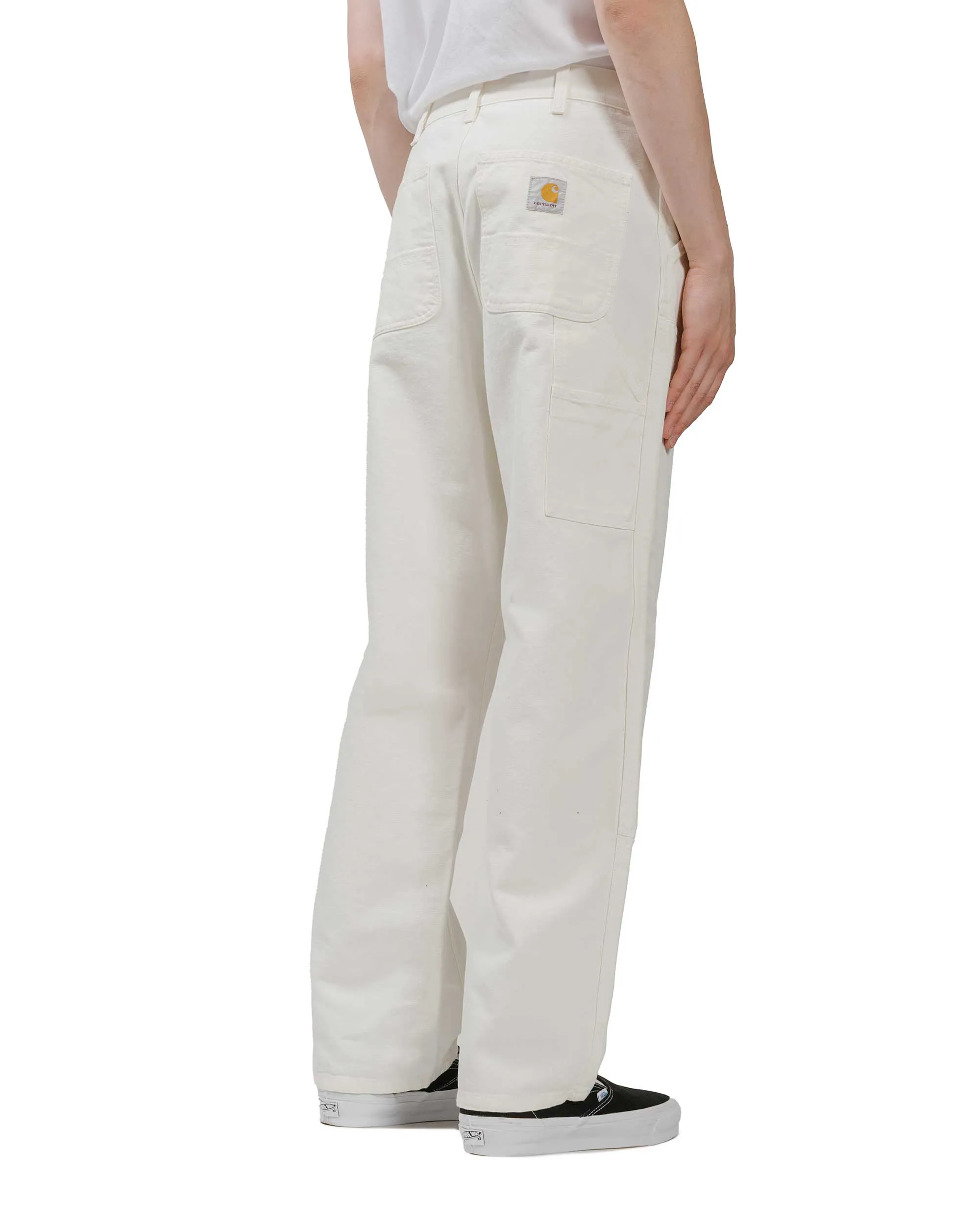 Carhartt W.I.P. Double Knee Pant Canvas Wax Rinsed Comfortable Work