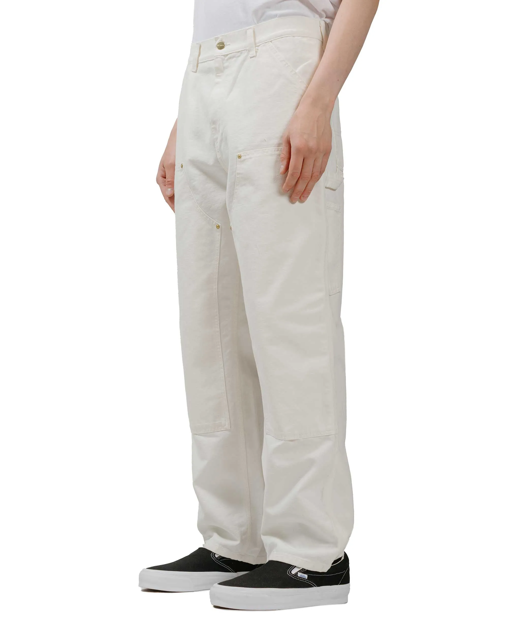 Soft Cup Music Store Carhartt W.I.P. Double Knee Pant Canvas Wax Rinsed