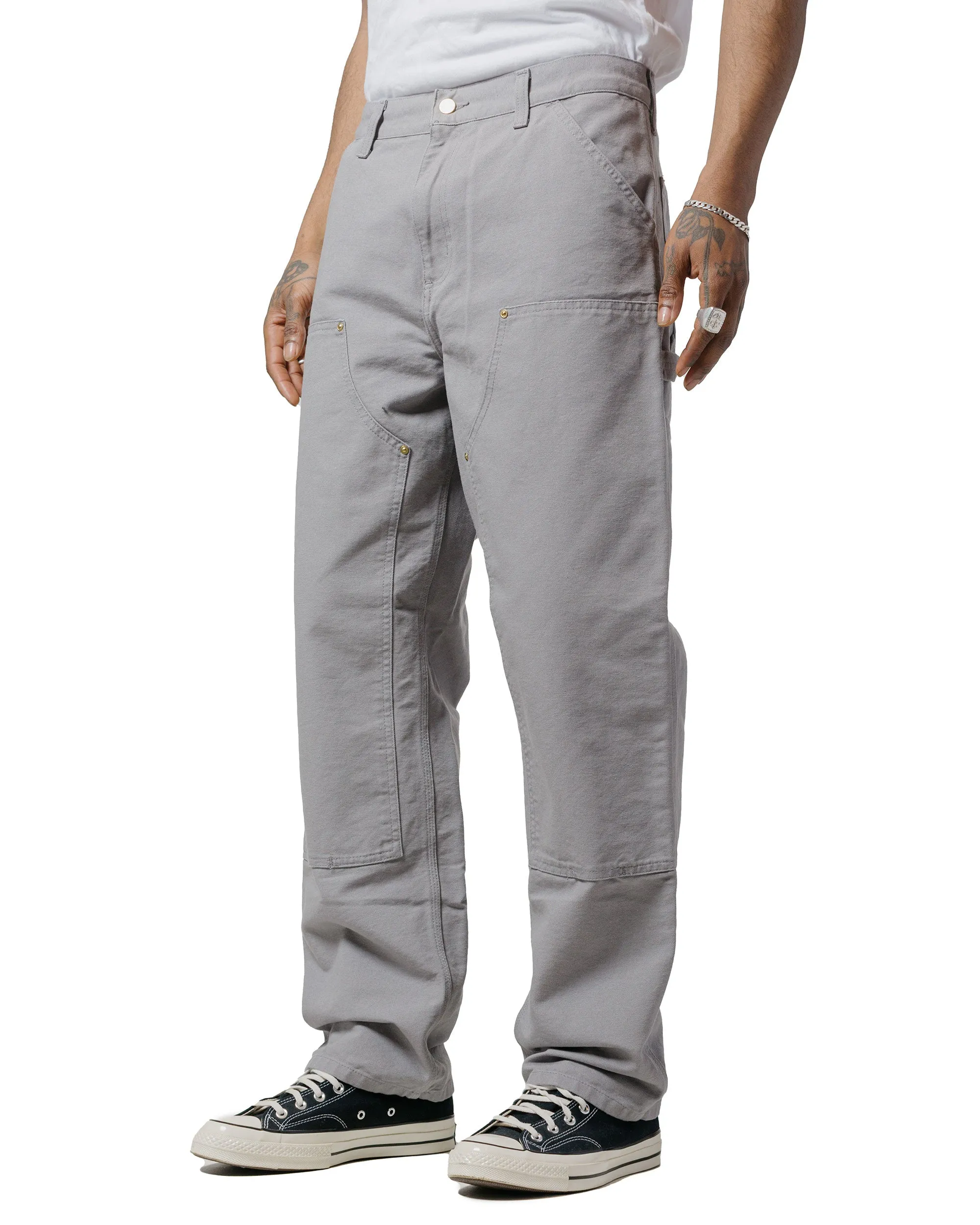 Anti-Inequality Team-Building Carhartt W.I.P. Double Knee Pant Canvas Yosemite Rinsed