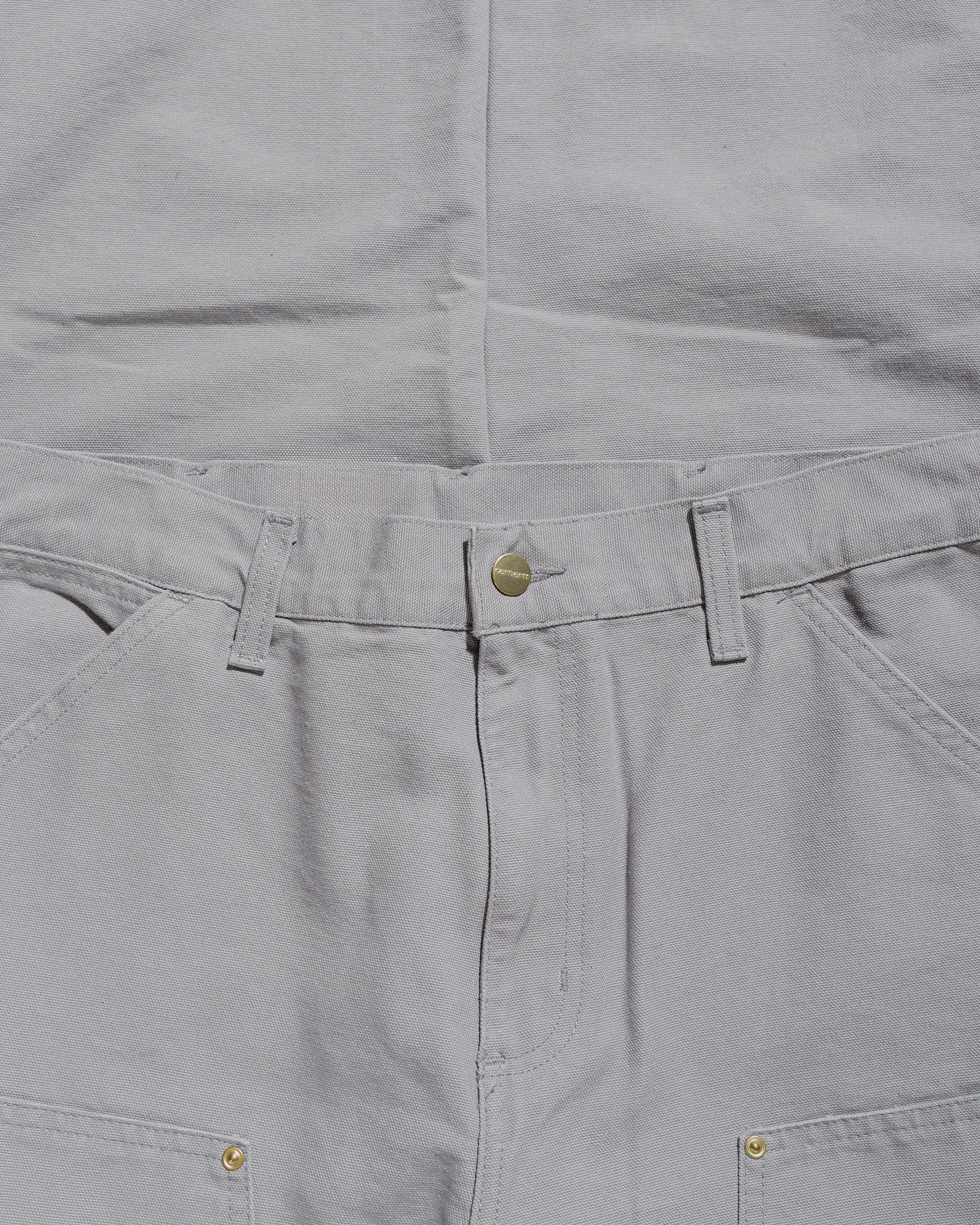 Carhartt W.I.P. Double Knee Pant Canvas Yosemite Rinsed Comfortable Hem Seam