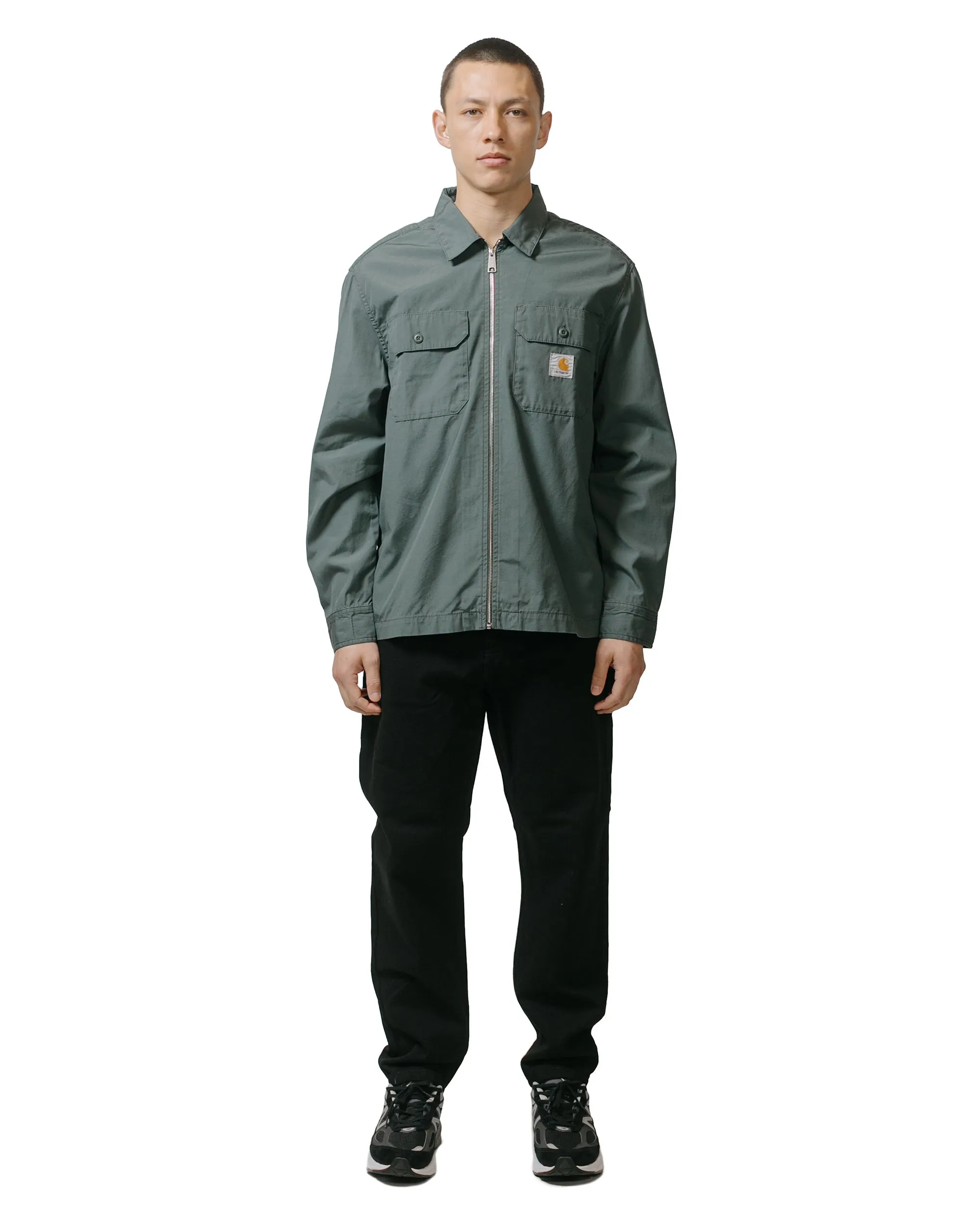 Hidden Pockets Design Small Ankle Pad Carhartt W.I.P. Newel Pant Denim Black One Wash