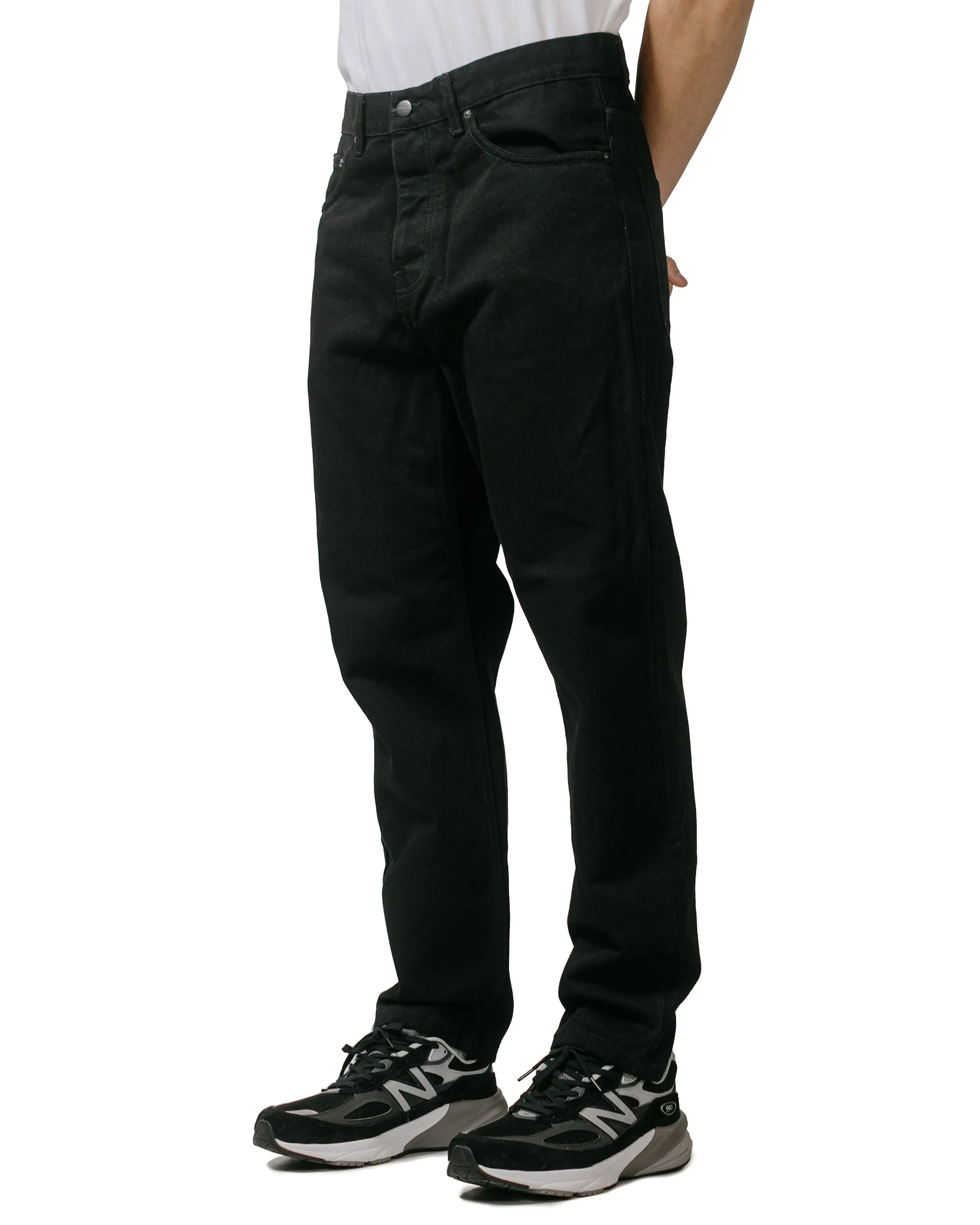 Heart Rate Monitor Drink History Carhartt W.I.P. Newel Pant Denim Black One Wash
